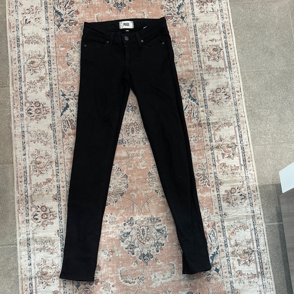 Paige Black Skinny Jeans